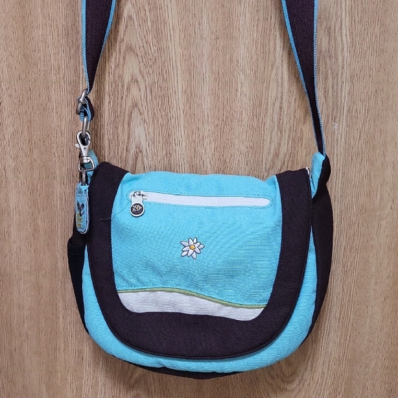 Sherpani Handbags - Stylish Blue and Black Women's Bag, Sherpani, Earth Friendly Fabric. NWOT